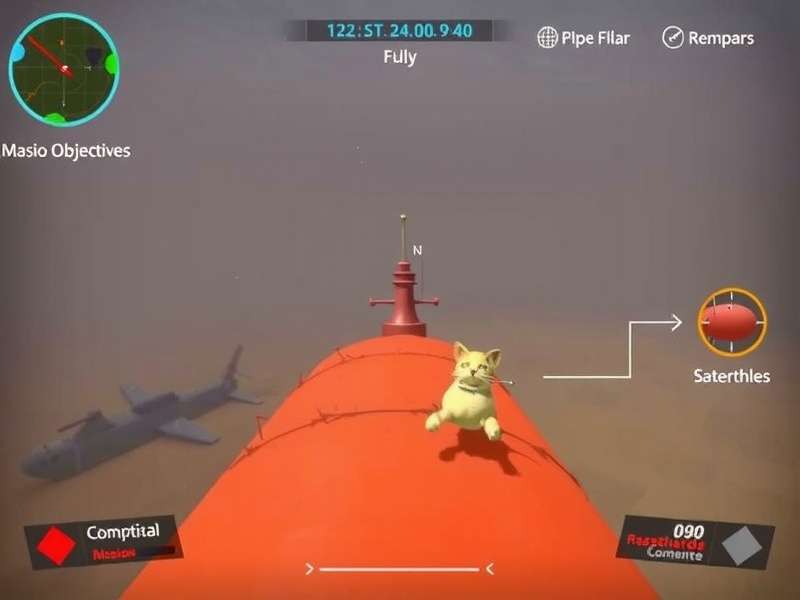 Rajasthan Submarine gameplay screenshot showing underwater environment